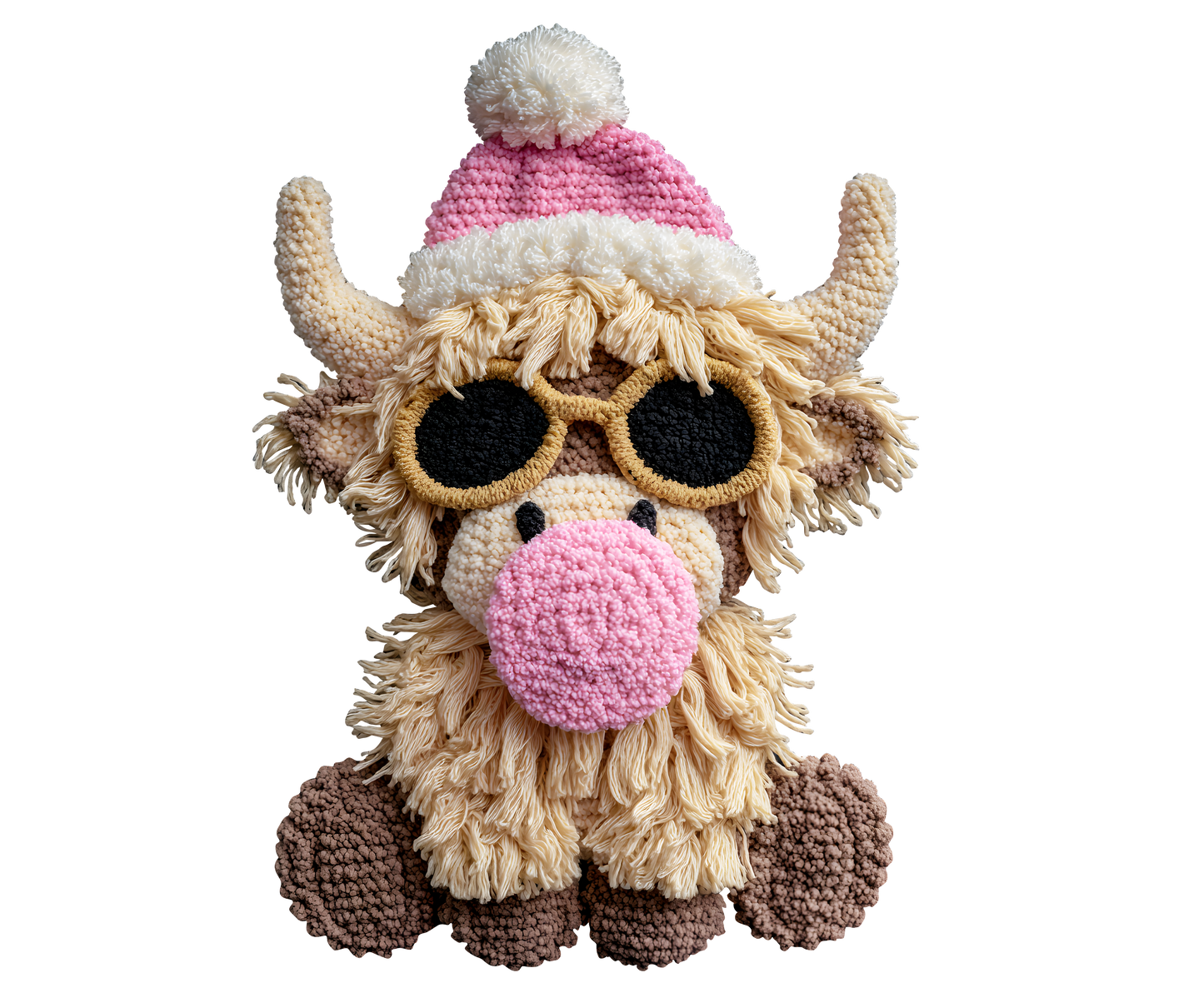 Transfer DTF Estilo Crochet – Diseño Texturizado y Detallado para Prendas