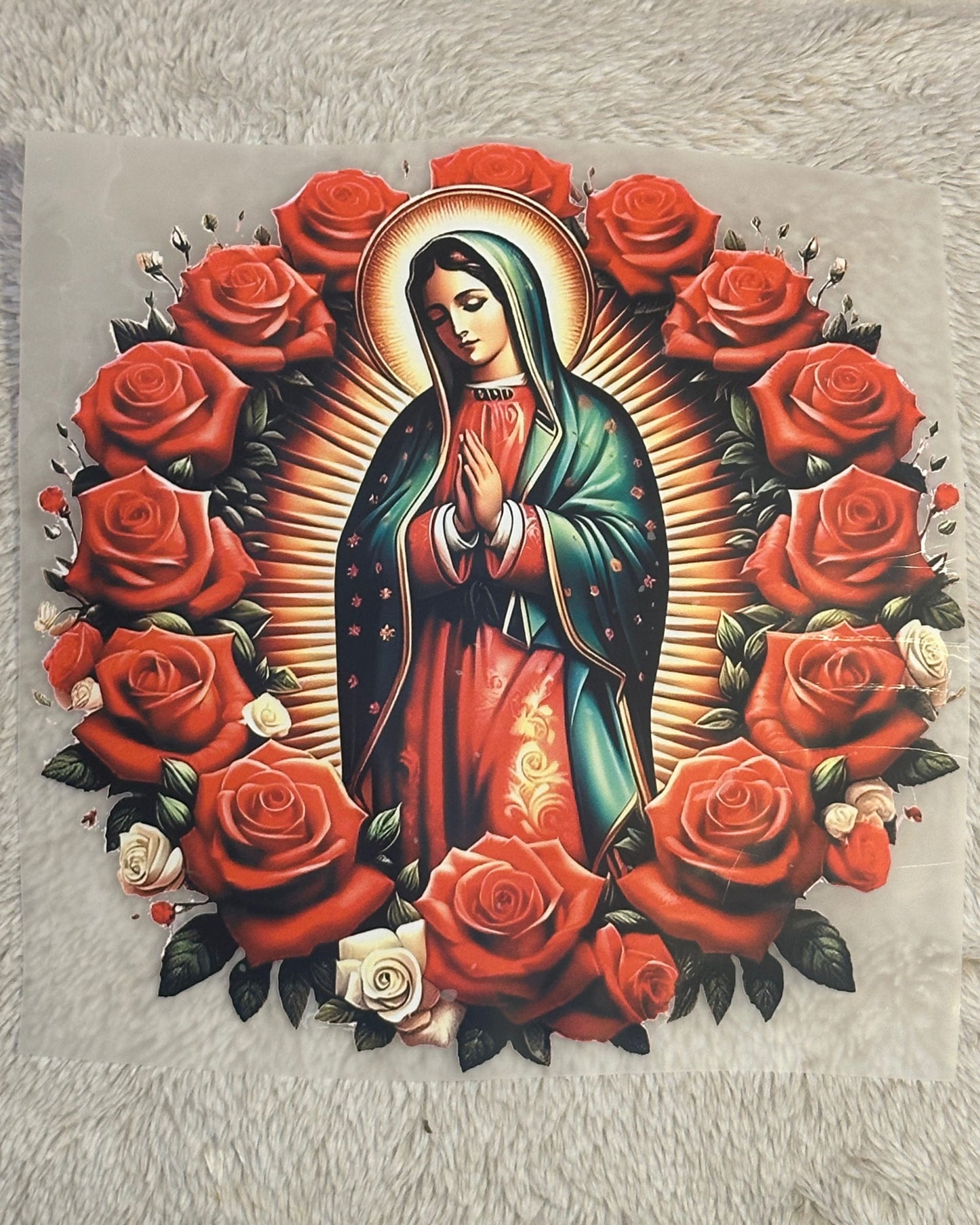Transfers DTF Virgen de Guadalupe – Listos para Estampar