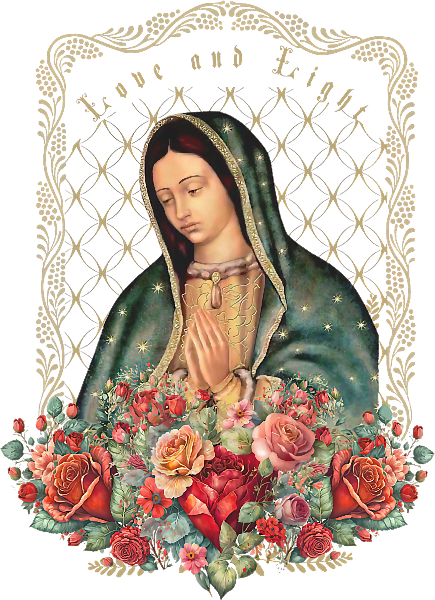 ✨ Transfers DTF Virgen de Guadalupe – Fe y Estilo en Cada Prenda
