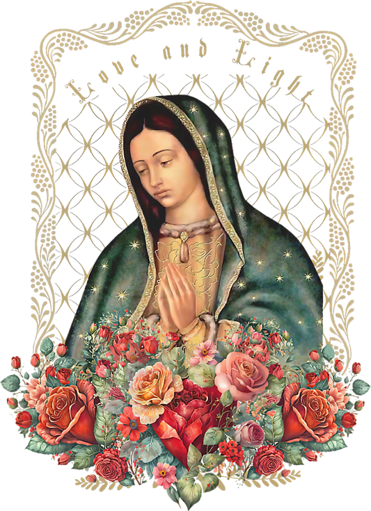 ✨ Transfers DTF Virgen de Guadalupe – Fe y Estilo en Cada Prenda