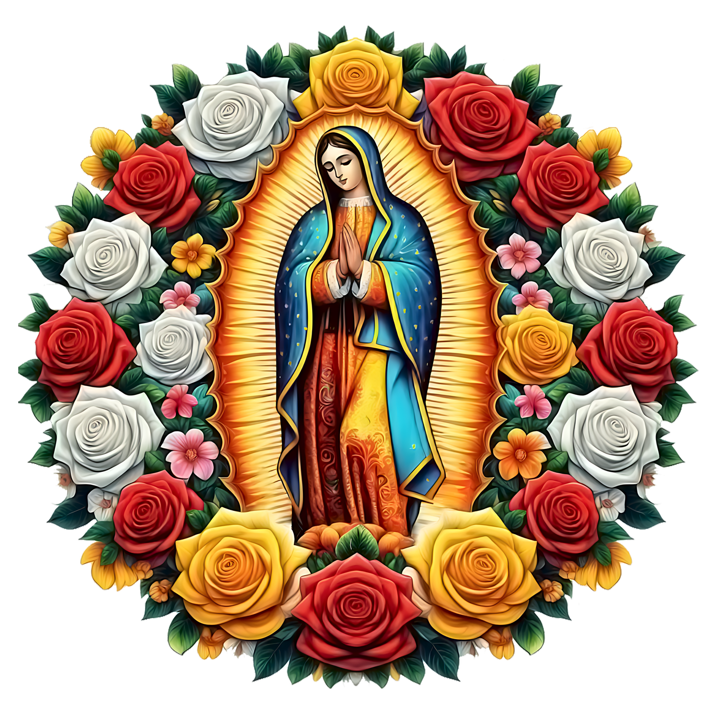 ✨ Transfers DTF Virgen de Guadalupe – Fe y Estilo en Cada Prenda