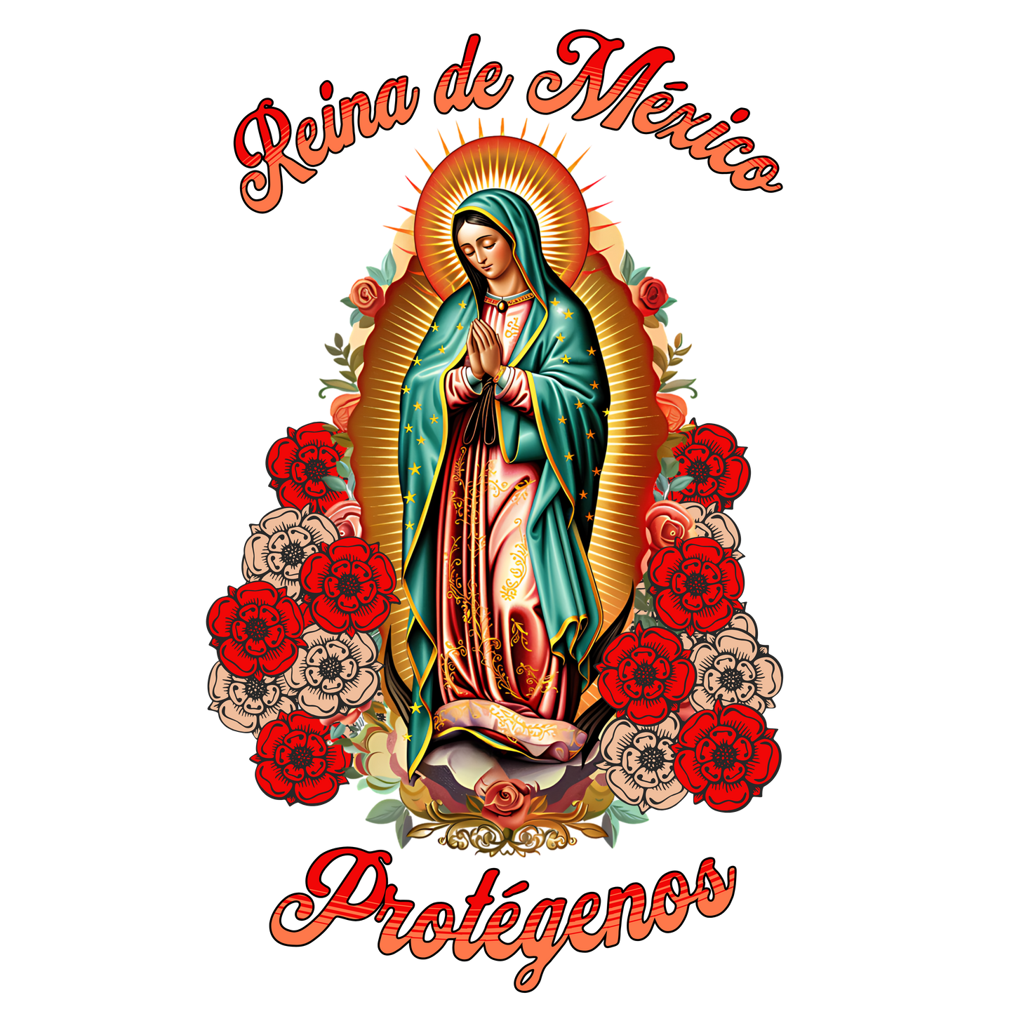 ✨ Transfers DTF Virgen de Guadalupe – Fe y Estilo en Cada Prenda