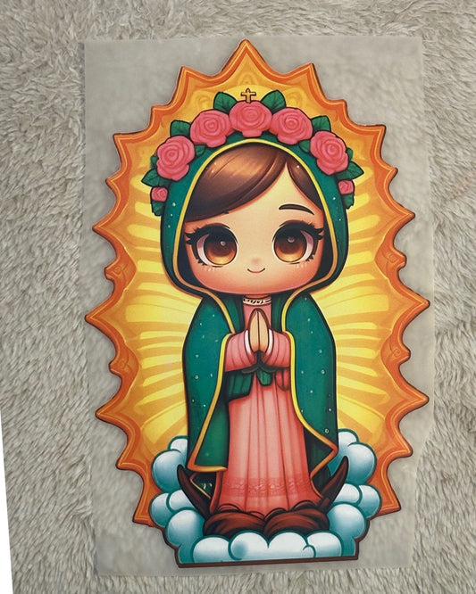 Transfers DTF Virgen de Guadalupe – Listos para Estampar