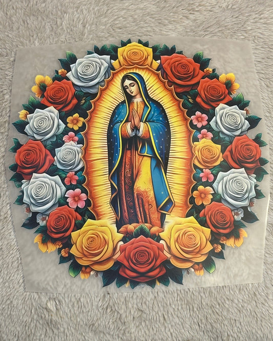 Transfers DTF Virgen de Guadalupe – Listos para Estampar