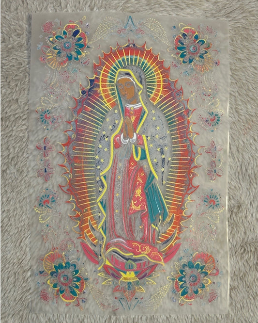 Transfers DTF Virgen de Guadalupe – Listos para Estampar