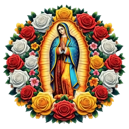 ✨ Transfers DTF Virgen de Guadalupe – Fe y Estilo en Cada Prenda