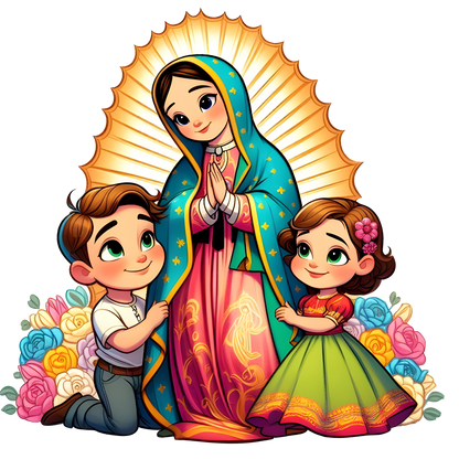 ✨ Transfers DTF Virgen de Guadalupe – Fe y Estilo en Cada Prenda