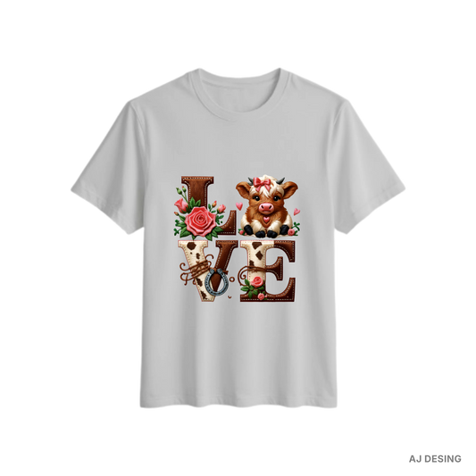 Vaquitas Estilo Bordado – Transfers DTF Listos para Estampar